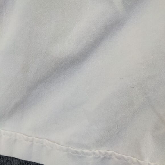 Blue Cabana Men's Shorts White Size M Poly Cotton Blend Pocket Vintage - Picture 9 of 13